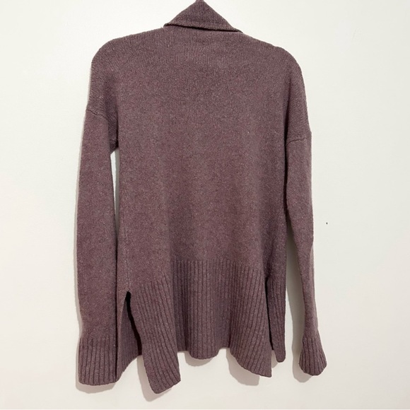 LOU & GREY Purple Cowl Knit Wool Sweater - Picture 4 of 4